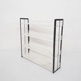 Black and white metal book shelves attrb. to Tomado, Holland, 1950's