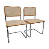 Pair of chairs B32 by Marcel Breuer