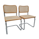 Pair of chairs B32 by Marcel Breuer
