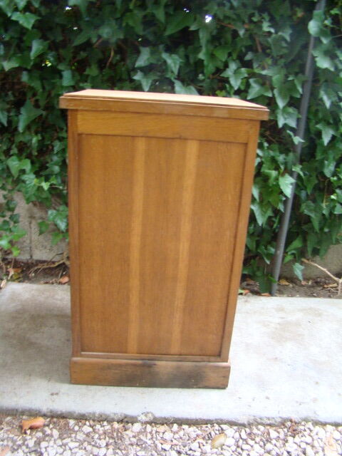 Old oak filing cabinet