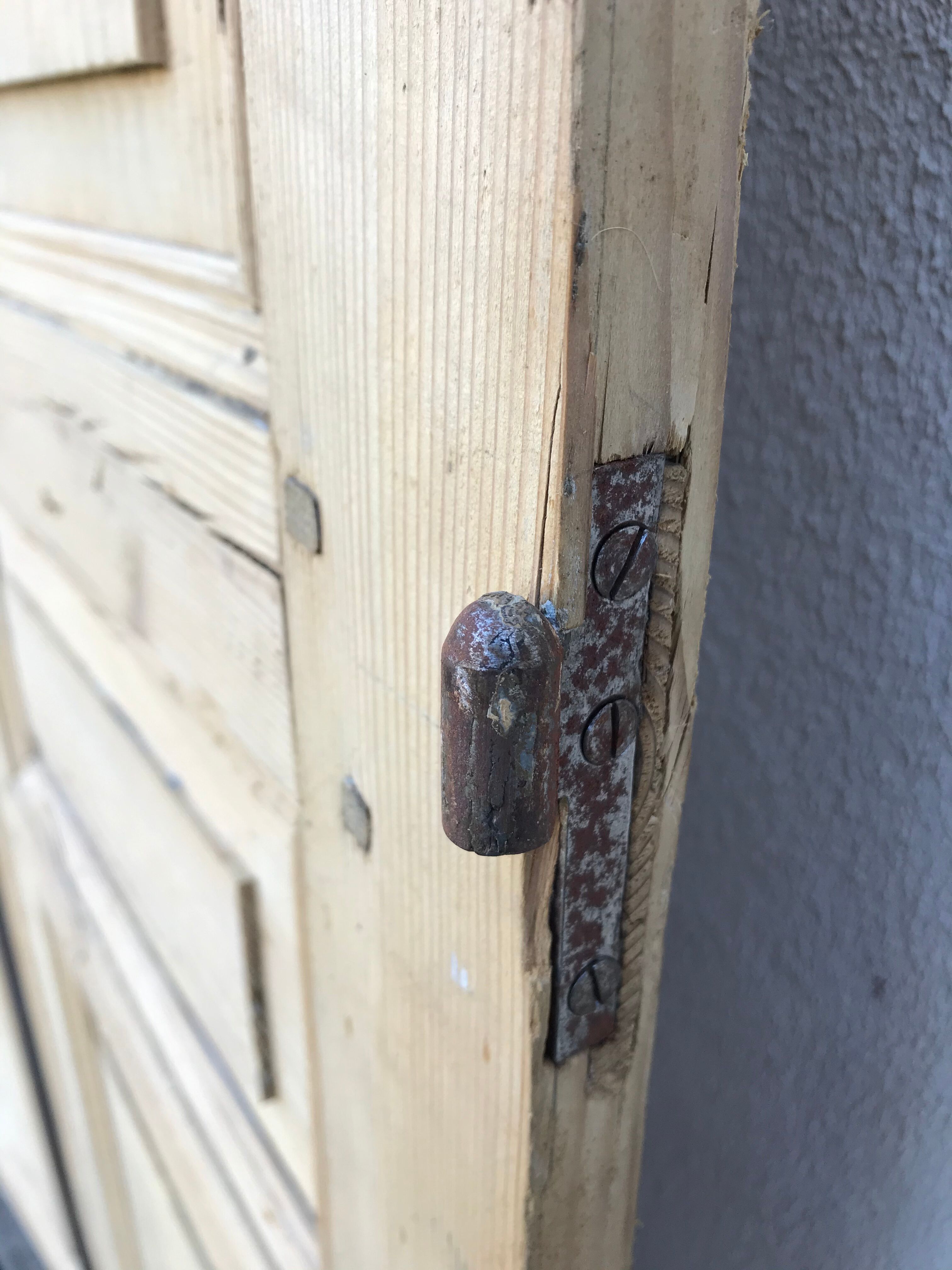 Paire de portes de placard vintage