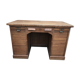 Desk administrative old oak to curtains