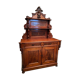 Saint Hubert 19th century sideboard in solid walnut Napoleon III