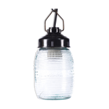 Vintage glass pendant lamp