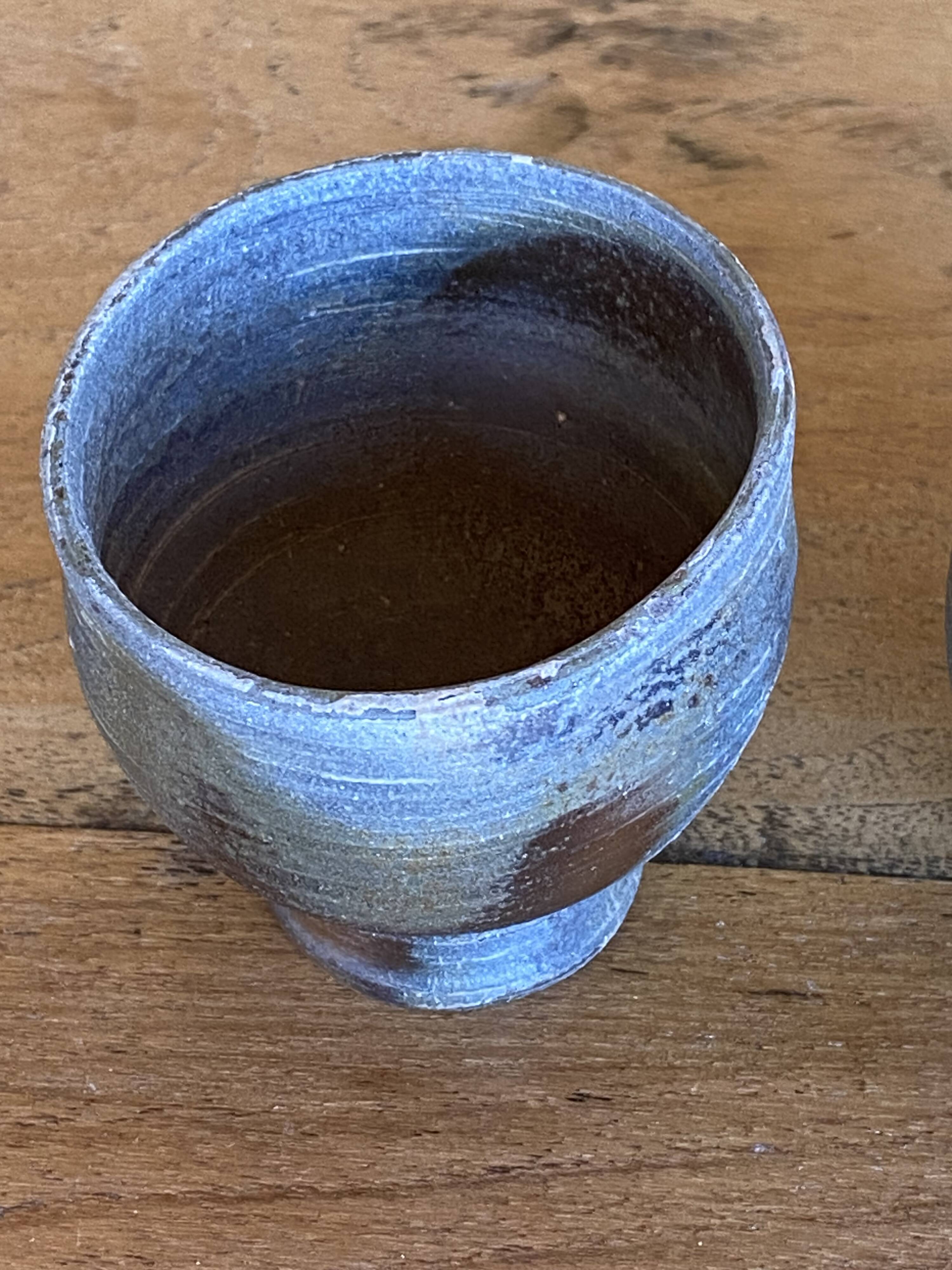 2 Studio pottery coffee cups