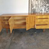 Sideboard in blond wood, 1970