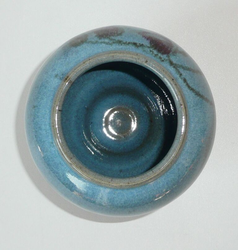 Vase enamelled stoneware signed THIERRY PERRAUD