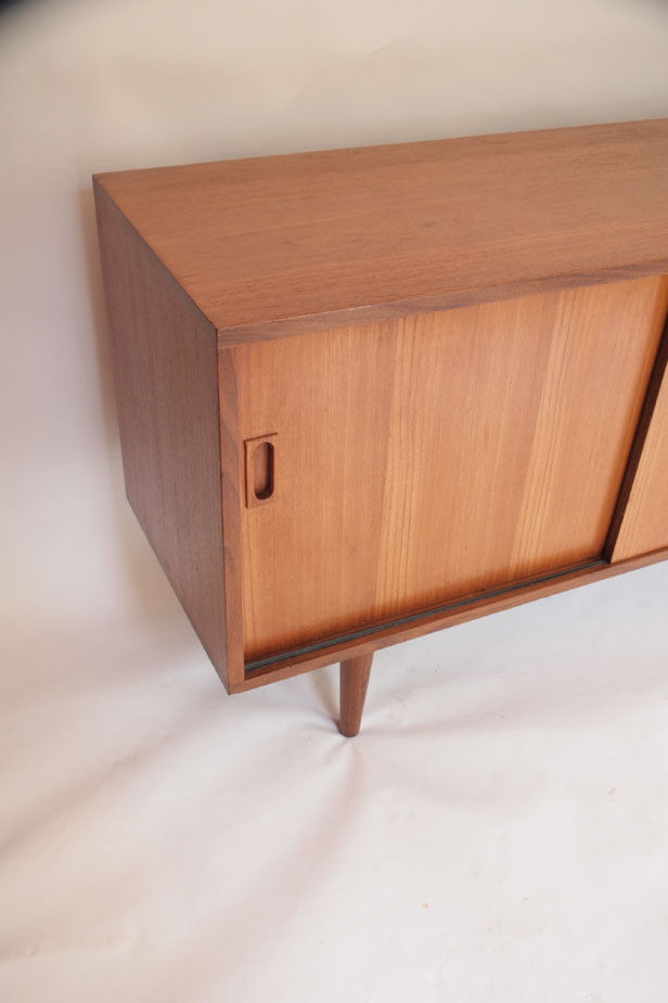 Enfilade scandinave, ouverture sur le plateau, vintage 50 60