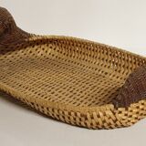 Ancient wicker duck basket