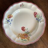 Longchamp service Pompadour hollow plate in earthenware