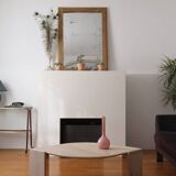 Travertine coffee table Roche Bobois