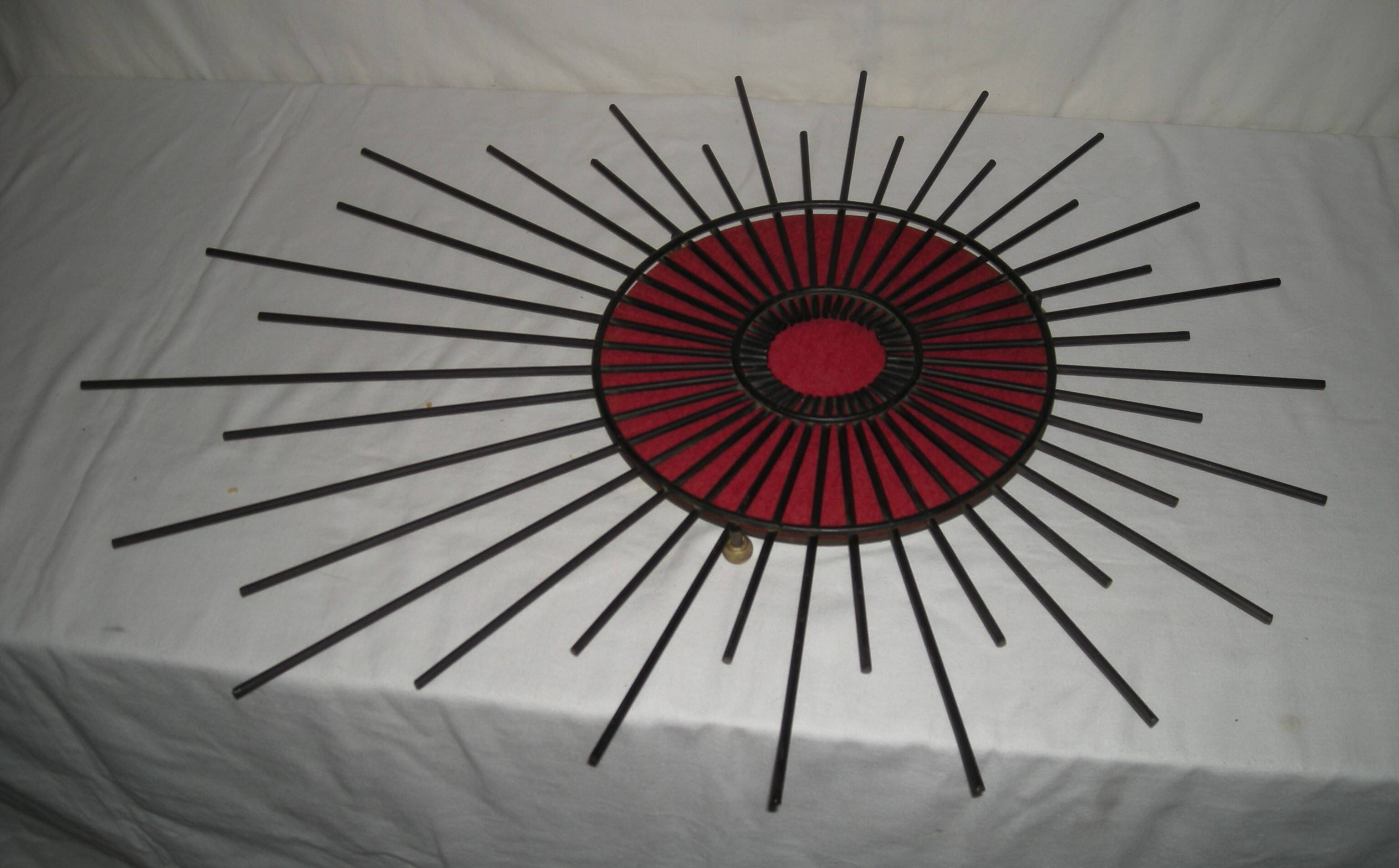 Off-centre sun mirror from the 1950s