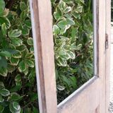 Old glazed door 211.5x105.5cm and its entrance door frame.