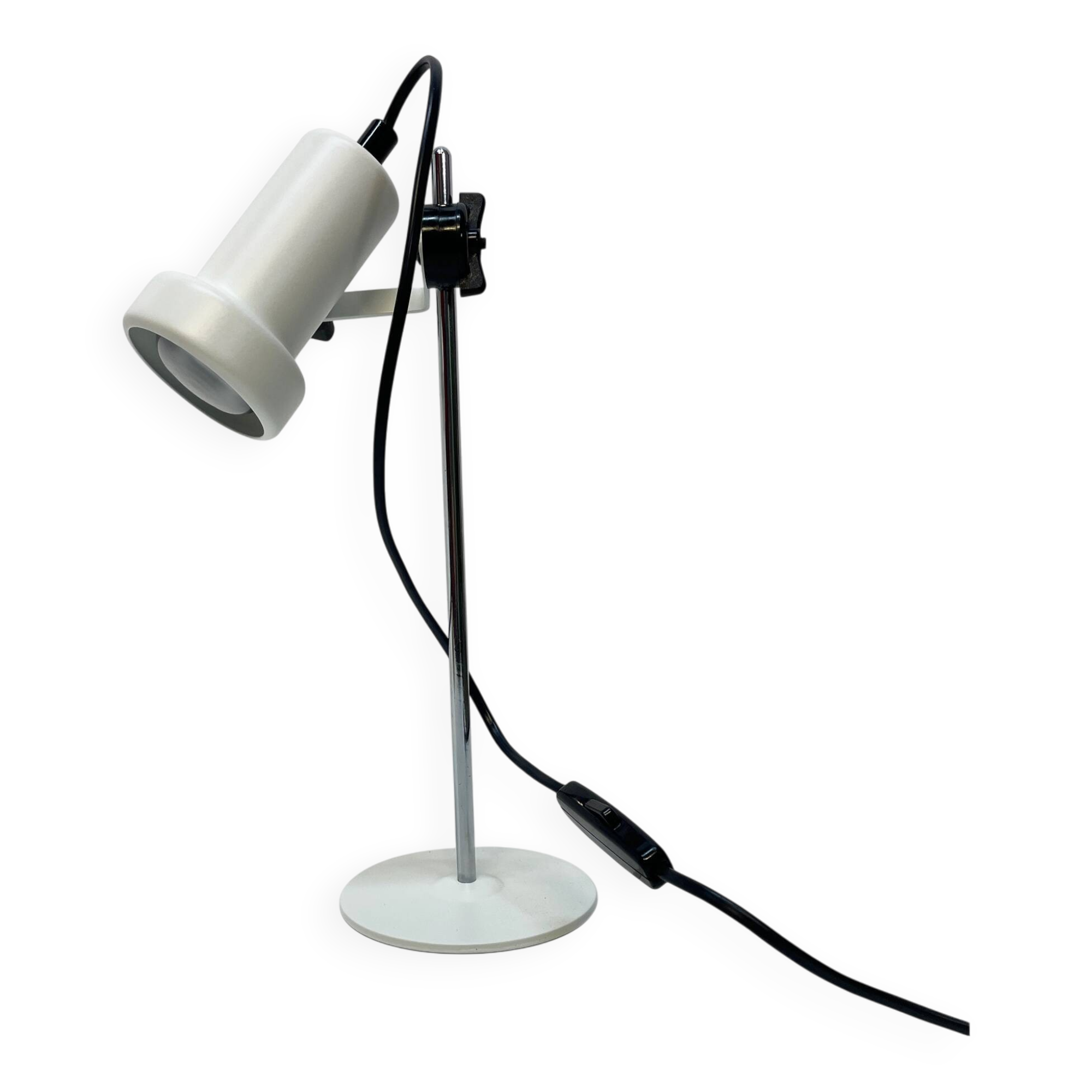 White desk lamp from, 1970s