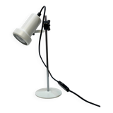 Lampe de bureau blanche, années 1970