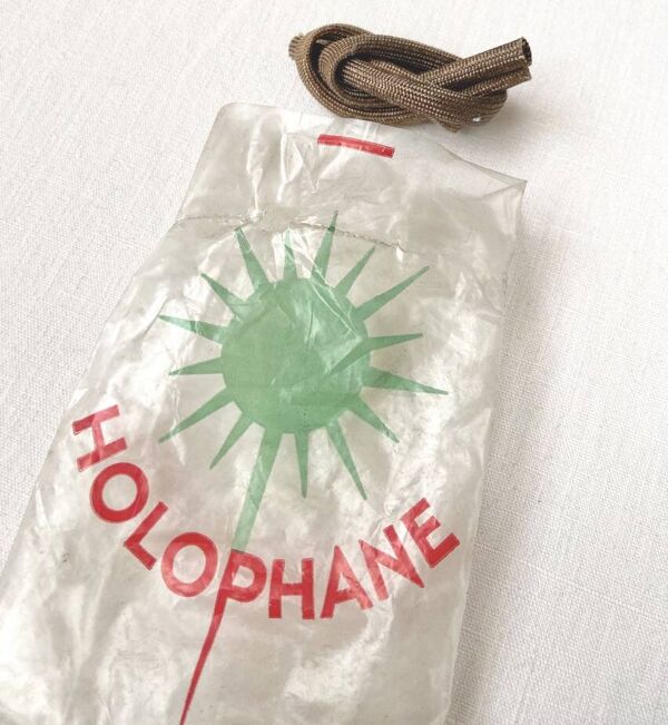 Plafonnier Vintage Holophane - Verre Lentille de fresnel - Style Industriel