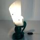 Table lamp ceramic and plastic 1950s