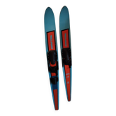 Pair of vintage water skis