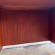 Bureau vintage en teck : double face