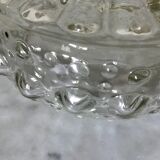 Glass ceiling light circa 1960