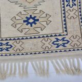 Oushak Handknotted Floor Vintage Rug sku 3450