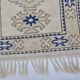 Tapis vintage Oushak tissé à la main, référence 3450.