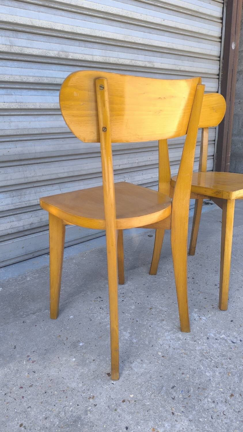 Paire de chaises bistrot Luterma 1960