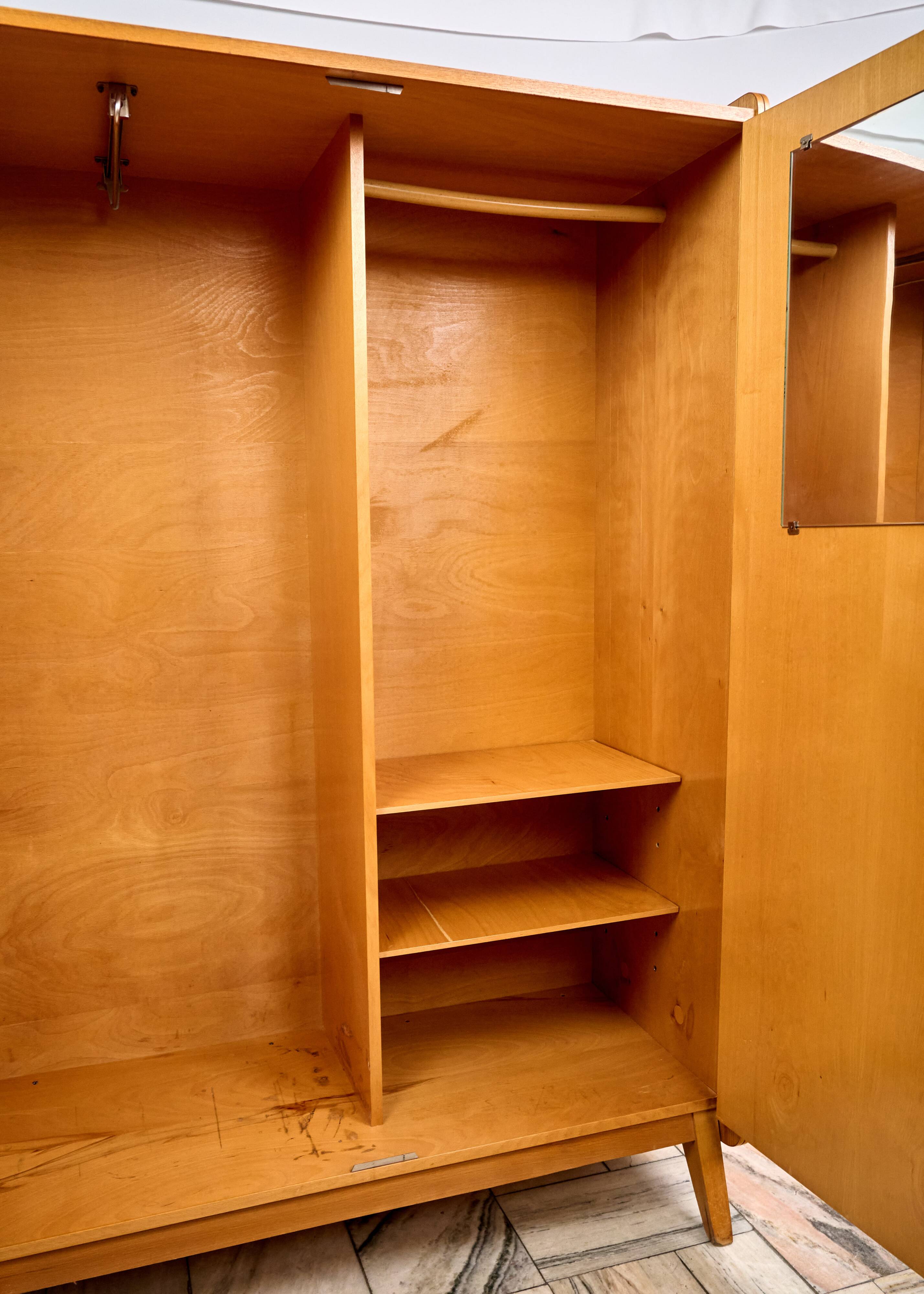 Vintage Wardrobe TATRA, 1960s, Czechoslovakia