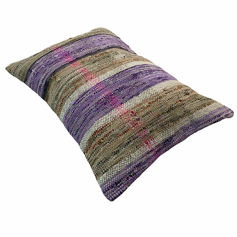 Vintage turkish handmade kilim cushion cover 40x60 cm