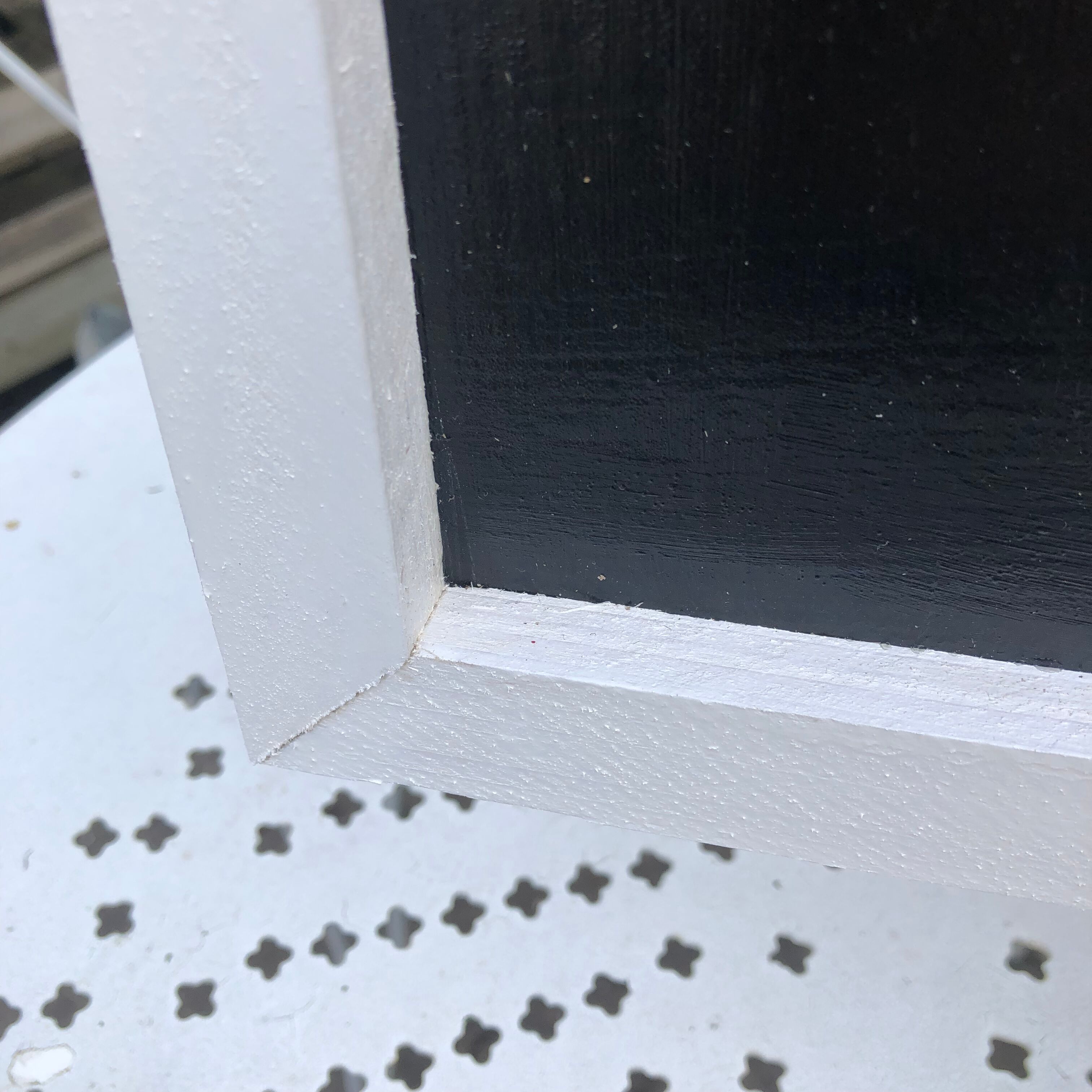 Oil on abstract panel