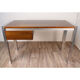 Vintage Georges Frydman desk in teak and aluminum 1970