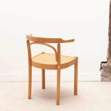 Vintage bistro chair in beech stain