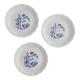 Set of 3 Digoin Sarreguemines Paradis dessert plates
