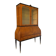 Secretary credenza in marquetry in the Italian Louis XV style from the mid-century, 1960.