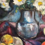 Still life with fruit signed 1952