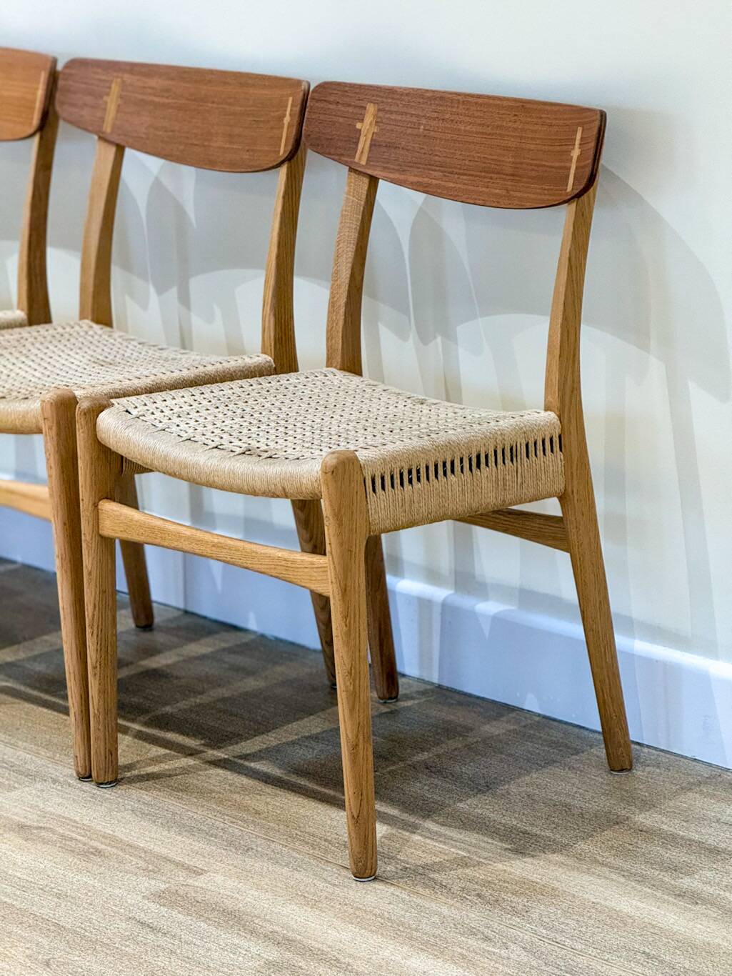 CH23 Dining Chairs by Hans J. Wegner for Carl Hansen & Søn, 1950s, Set of 8