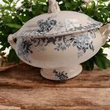 Floreal iron earth soup tureen