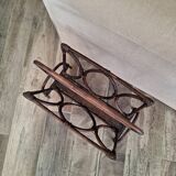 Rattan magazine holder