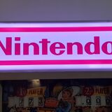 Luminous sign advertising nitendo