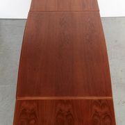 Boat-shaped dining table by Grete Jalk for Glostrup