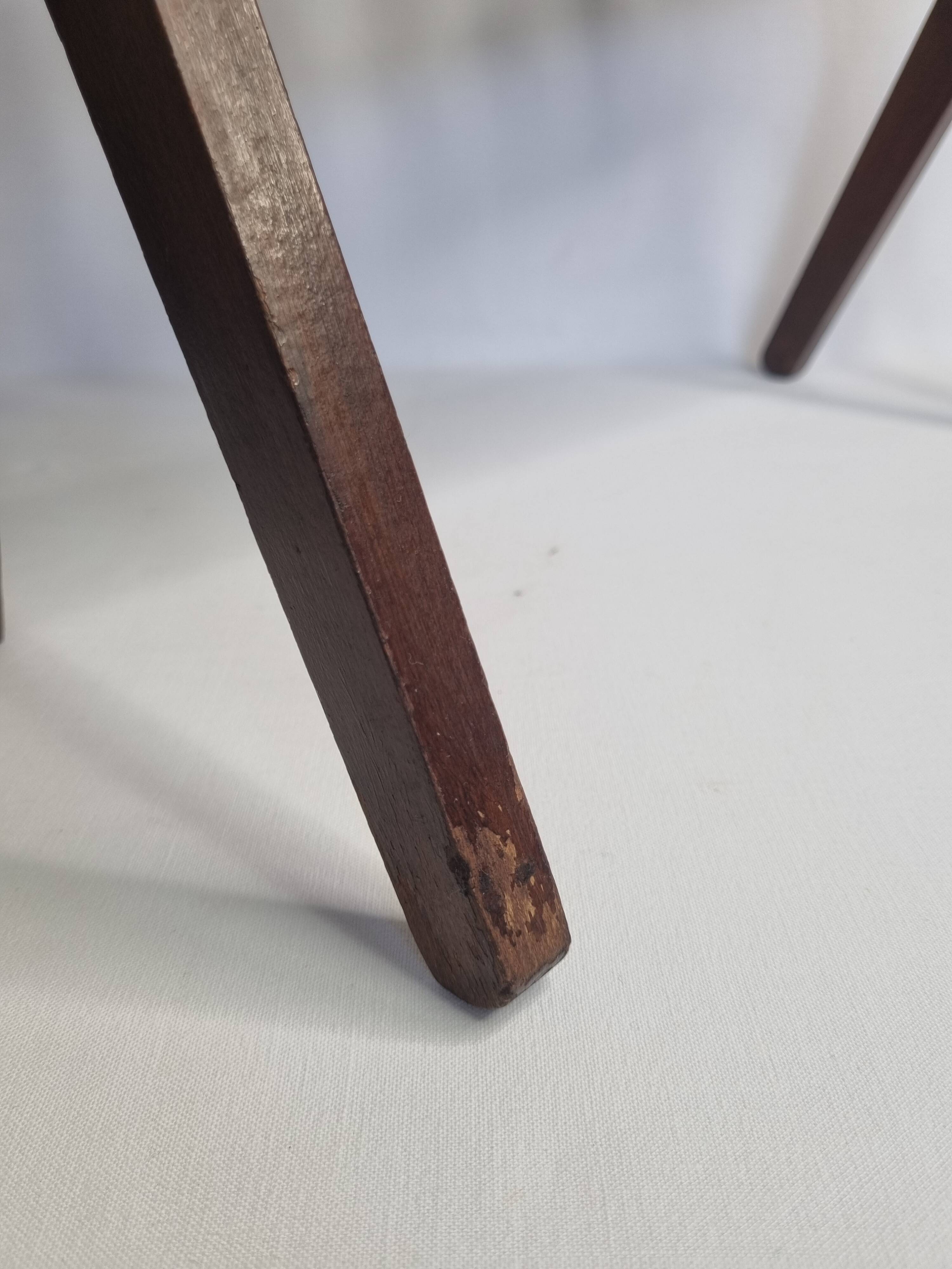 Folding teak magazine holder by Cees Braakman