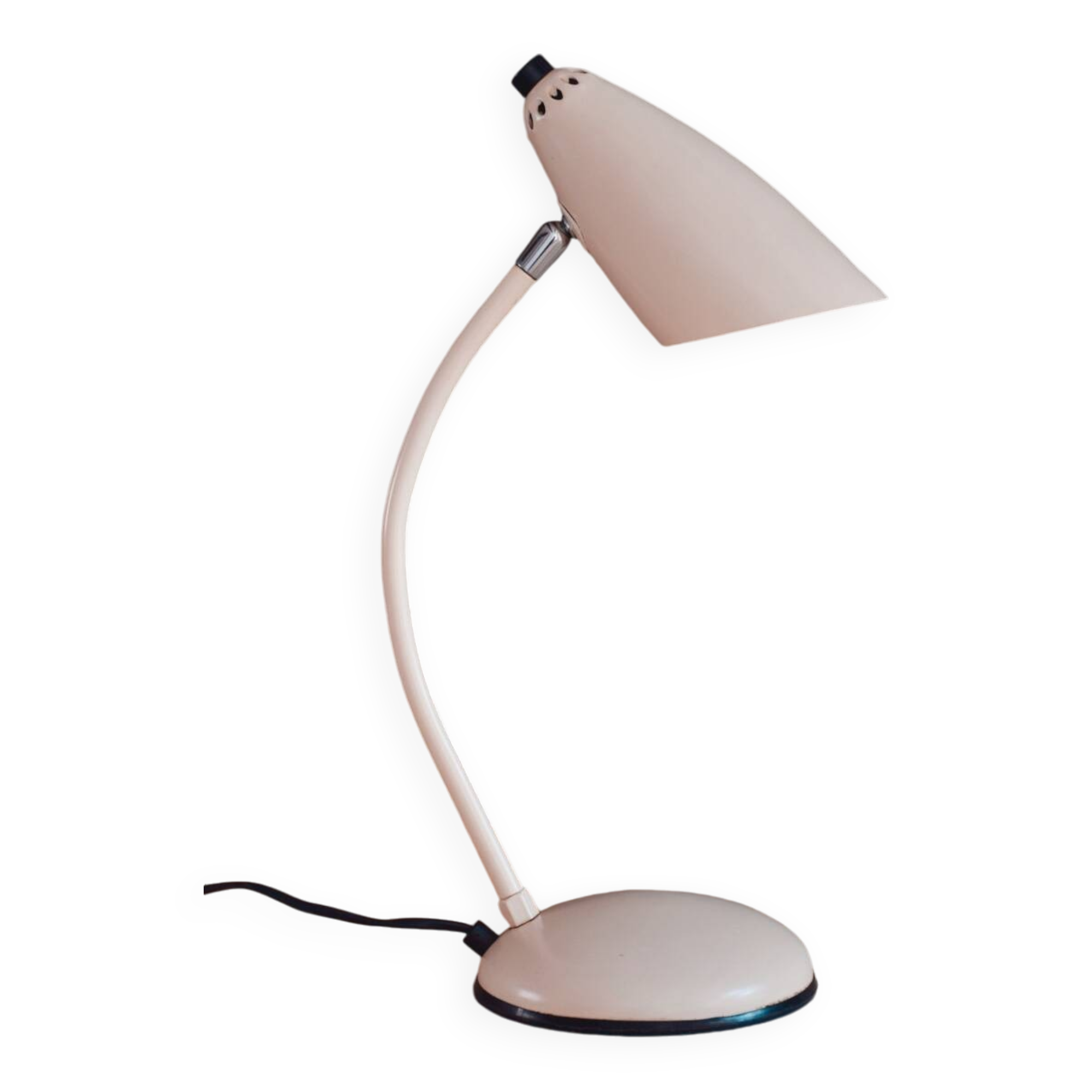 Lampe de bureau Space Age beige