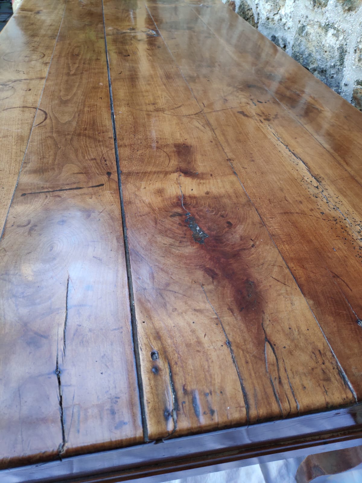 19th end clothier table, furniture workshop
