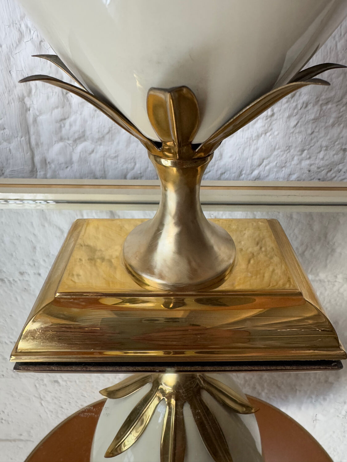 Pineapple Egg Lamp by Le Dauphin, 1970s