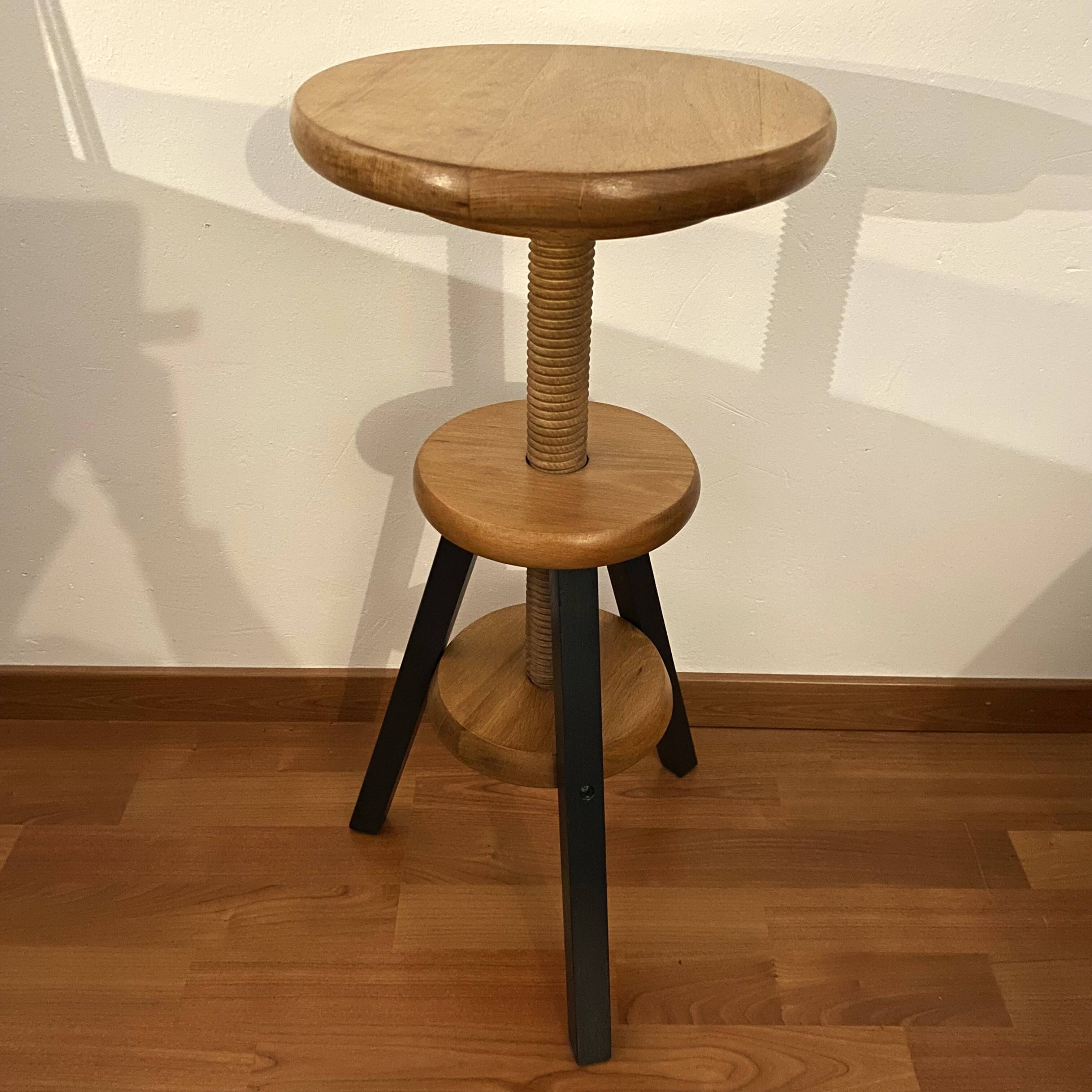 Screw stool, restored