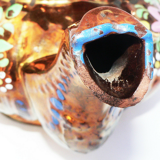 Important old staffordshire earthenware teapot called Jersey XIXa