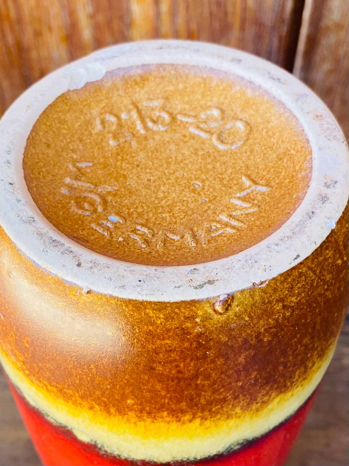 Fat Lava Vase West Germany