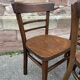 6 Viennese bistro chairs in curved wood, 1960