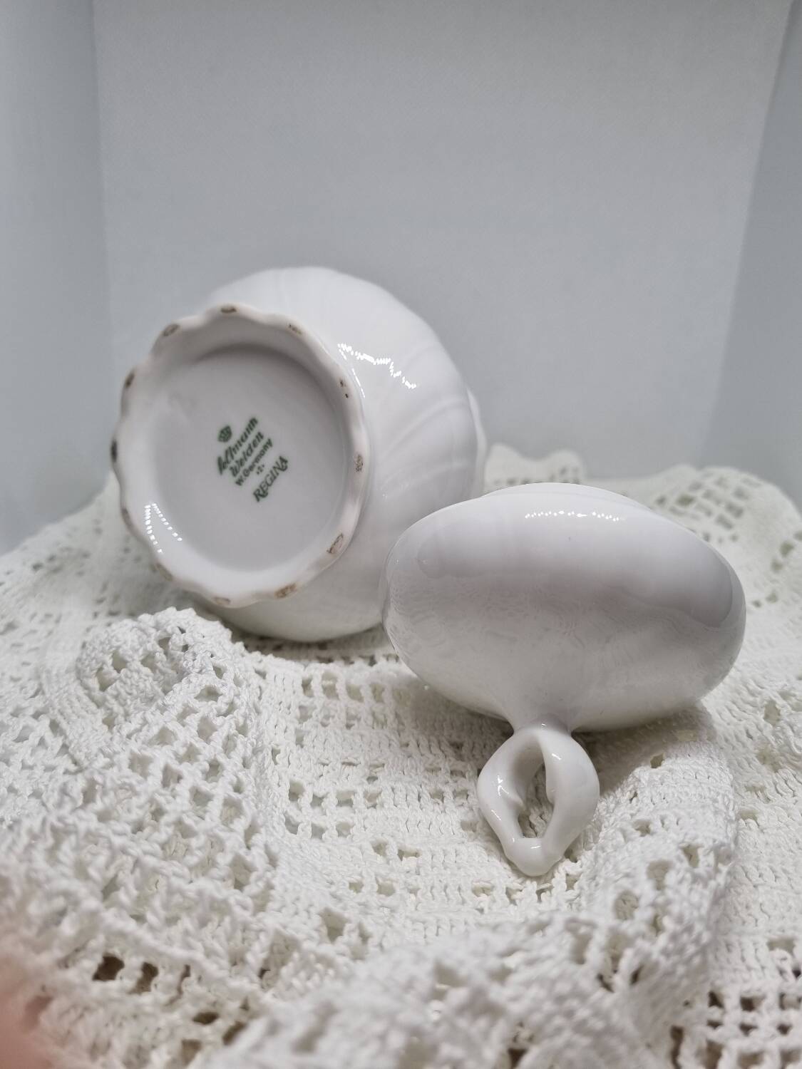 Porcelain sugar bowl