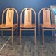 3 Baumann chairs, Argos model, antique seating furniture